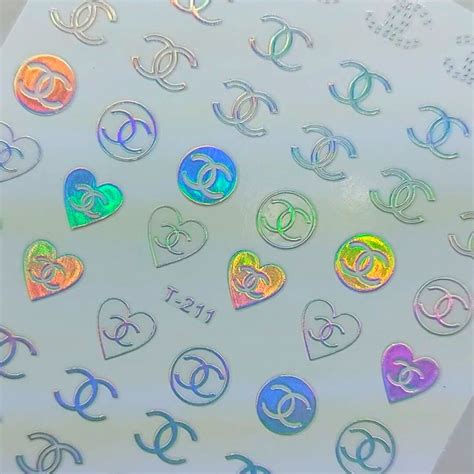 chanel hologram stickers